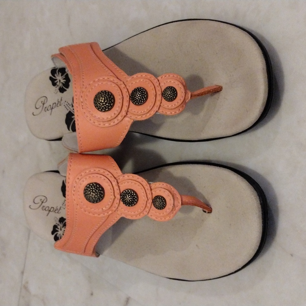 Propet sandals.